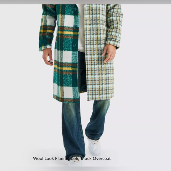Green plaid/color block coat (2 patterns)
New with tags - Picture 3 of 3